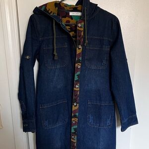 Denim Hooded Jean Jacket